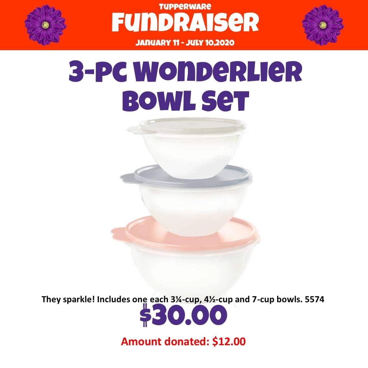 Wonderlier® Bowl 3-Pc. Set